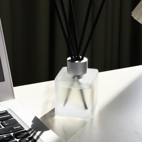 Gardenia Scented Reed Diffuser Set with 2 Pack 34 Oz Aroma Oil