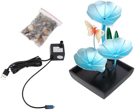 Iron Craft USB Tabletop Fountain with LED Light