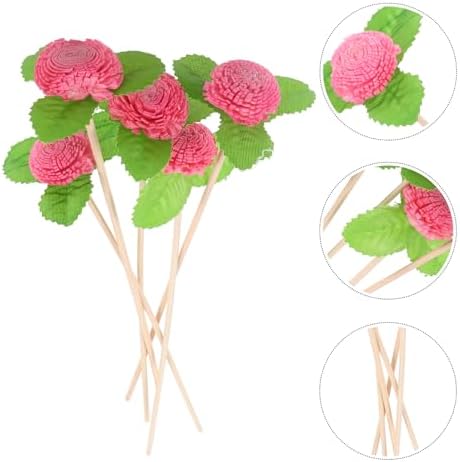 HOMSFOU 5pc Reed Diffuser Sticks Set for Home Office Decor