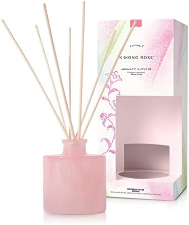 Thymes Petite Reed Diffuser - 4 Fl Oz - Kimono Rose 1