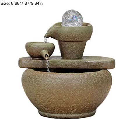 Tabletop Fountain Ceramic Indoor Fengshui Humidifier