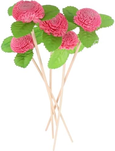 HOMSFOU 5pc Reed Diffuser Sticks Set for Home Office Decor