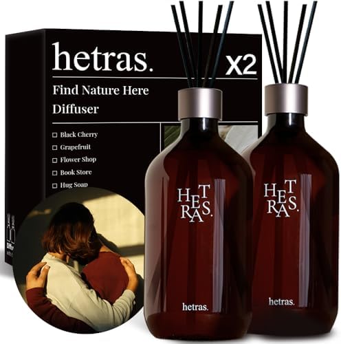 HETRAS Premium Reed Diffuser Set 2 Pack