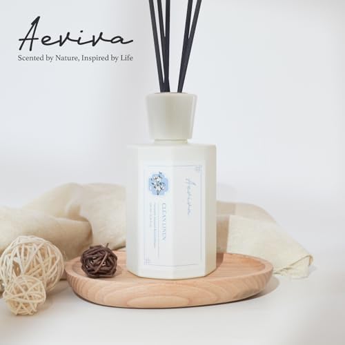 Aeviva Reed Diffuser Set 67 oz Clean Linen Scent