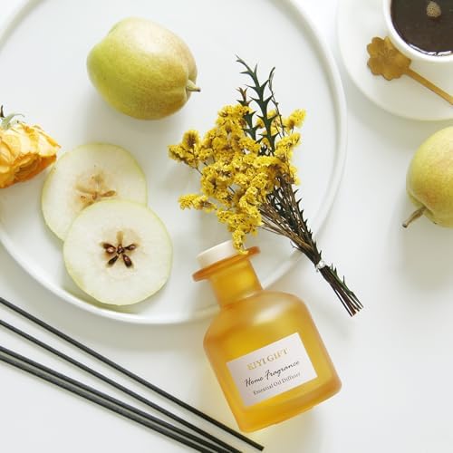 Frosted Glass Reed Diffuser Set - Pear Freesia 406oz