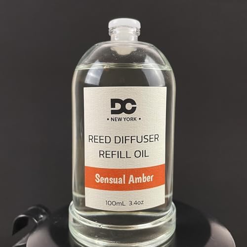 Daniellas Candles Sensual Amber Diffuser Refill Oil 34oz