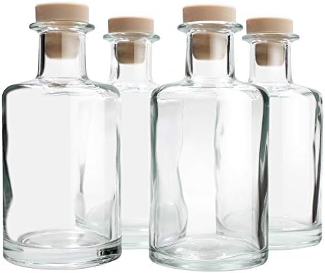 Feel Fragrance Glass Diffuser Bottles Set of 4 53 In High 240ml