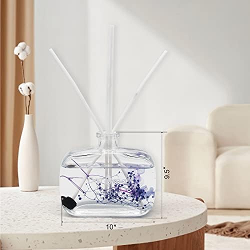 DAROMA Reed Diffuser Set with Sticks and Dried Flowers
