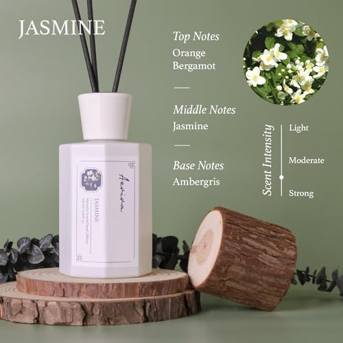 Aeviva Jasmine Reed Diffuser Set 676 Fl Oz
