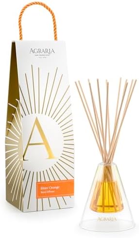 Agraria Bitter Orange Reed Diffuser Set 12 Reeds