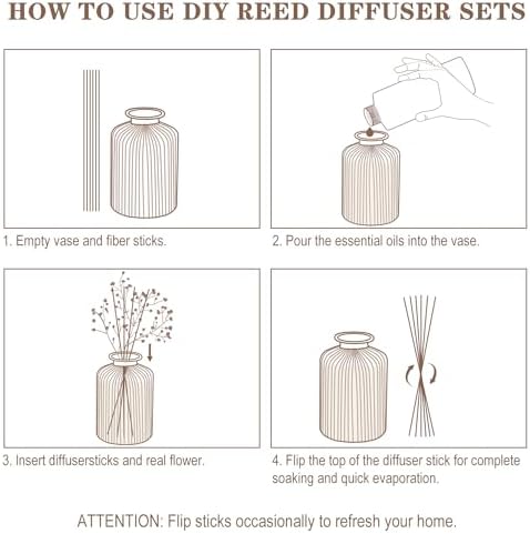 Lodeur Vill Reed Diffuser Set 2 Pack Vanilla Scent