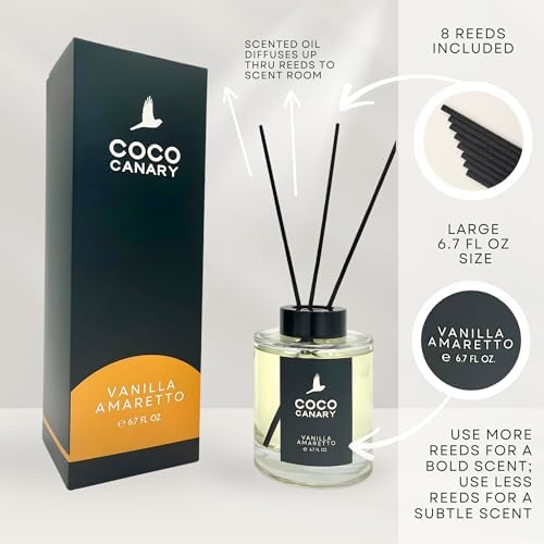 Coco Canary 67 Oz Reed Diffuser Vanilla Amaretto