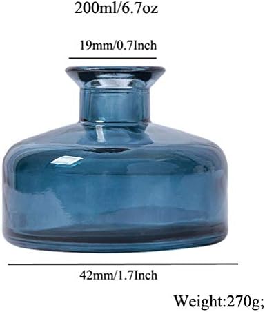 1PCS Glass Diffuser Bottle for Aromatherapy DIY Replacement Set
