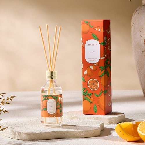 Airkeep Citrus Reed Diffuser Oil Set with Sticks 200ml