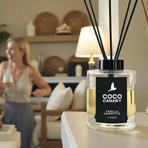Coco Canary 67 Oz Reed Diffuser Vanilla Amaretto
