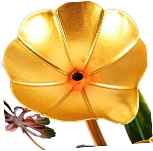 Cabilock Tabletop Water Fountain Lotus Leaf Design USB Powered Indoor Decor Ornament for Home Office