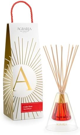 Agraria Cedar Rose Reed Diffuser Set