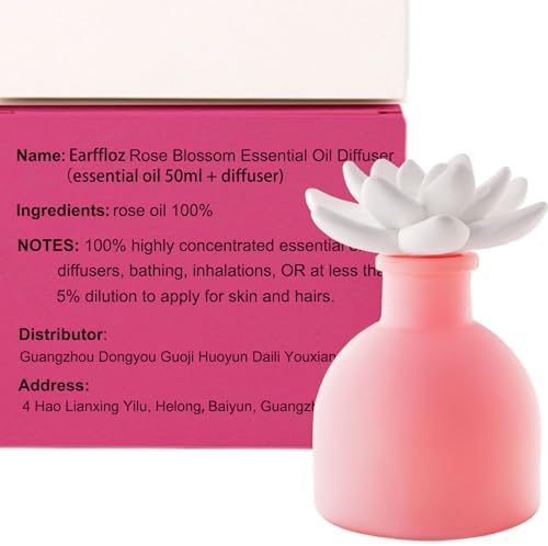 Earffloz Room Scent Gift Set with Essential Oil and Diffuser