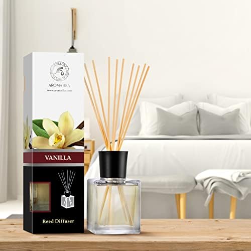 Vanilla Essential Oil Reed Diffuser Set 68 Fl Oz