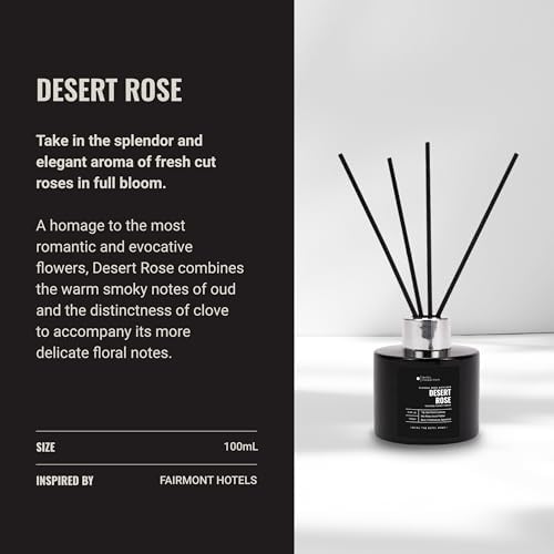 Desert Rose Reed Diffuser Set Hotel Inspired Luxury Fragrance