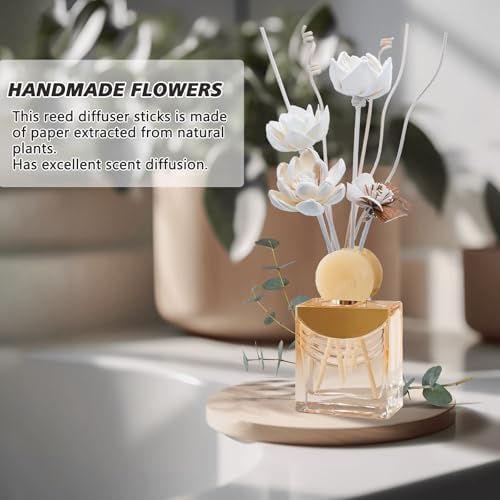 Oxmidud Flowers Reed Diffuser Sticks Set