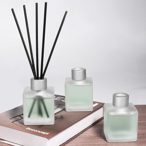 3-Pack Reed Diffuser Set with Rose Lemon Jasmine Essential Oils