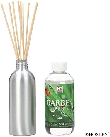 Hosley Aromatherapy Garden Rain Reed Diffuser Refill 230ml