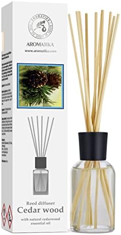 Cedarwood Reed Diffuser 34 Fl Oz - Natural Aromatherapy Set