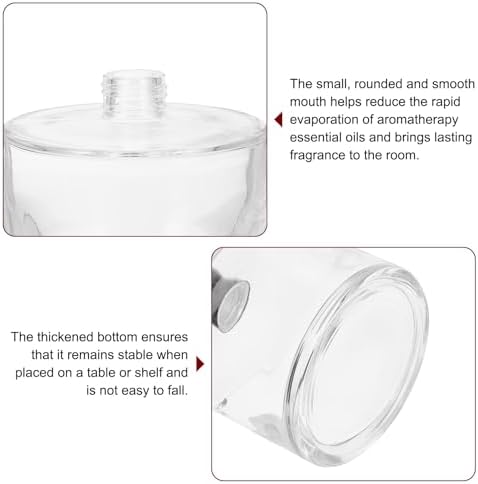 HARFINGTON 4Pcs 500Ml Empty Glass Diffuser Bottle Set