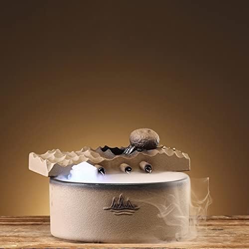 Rocky Falls Indoor Ceramic Tabletop Water Fountain
