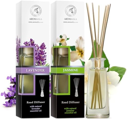 Jasmine Lavender Reed Diffuser Set 34 Fl Oz