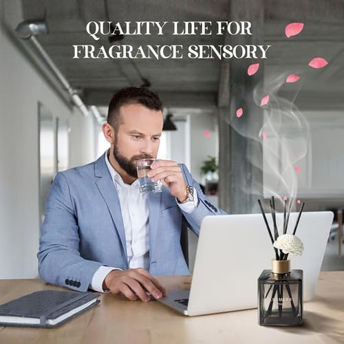 LEAMERR Reed Diffuser Set 61 oz with Rouge Scent