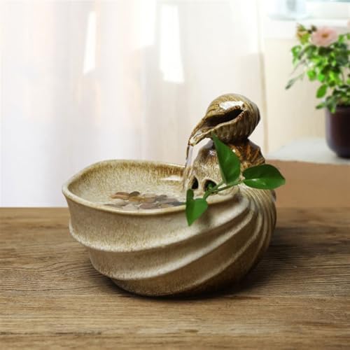 Stress Relief Ceramic Tabletop Running Water Fountain
