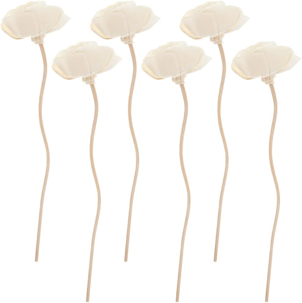 Angoily Reed Diffuser Sticks 6PCS Natural Rattan for Aroma