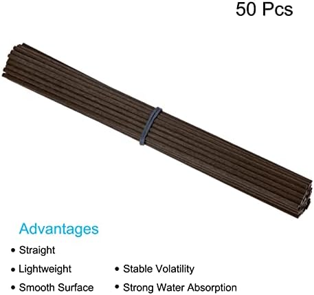 MECCANIXITY Fiber Reed Diffuser Sticks Pack of 50 1