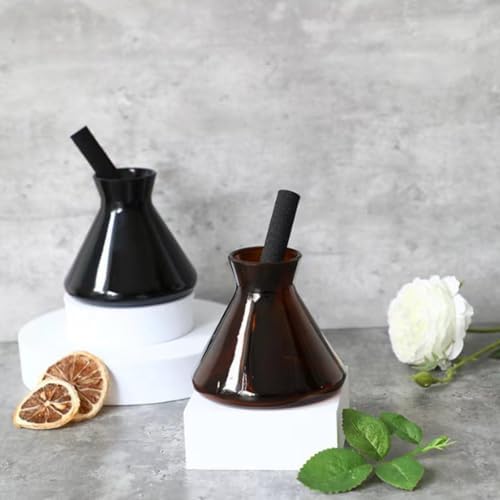 TUPANDY 220ml Black Glass Diffuser Bottle