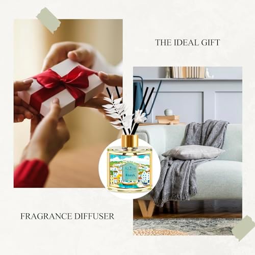 Azulfra Reed Diffuser Set 67oz Fresh Scent for Home