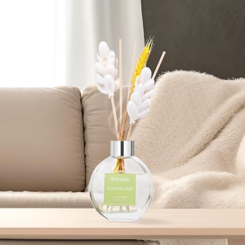 Guava Litchi Reed Diffuser Set - 80ml Strong Fragrance