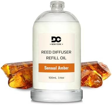Daniellas Candles Sensual Amber Diffuser Refill Oil 34oz