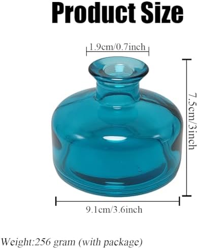 200ml Blue Round Refillable Diffuser Bottle