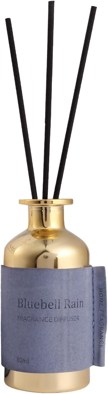 Pretty Valley Home Reed Diffuser Set - Bluebell Rain 80Ml Gift Box