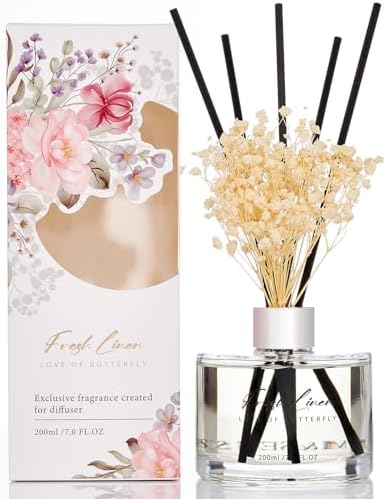 MSENSE Reed Diffuser Set with 7 Sticks 1