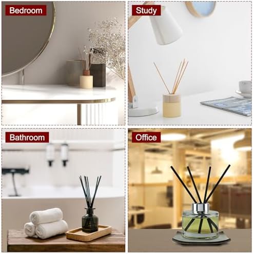 HARFINGTON 140ml Refillable Diffuser Bottle with Silver Cap