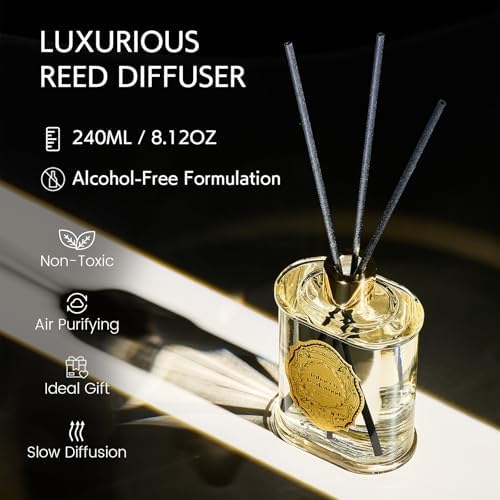 MSENSE 84 Oz Large Reed Diffuser with Sticks