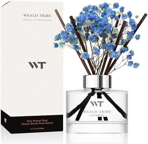 WEALD TRIBE Flower Reed Diffuser Set Cashmere Vanilla Scent