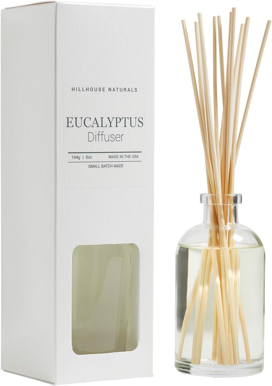 Hillhouse Naturals Eucalyptus Reed Diffuser Set