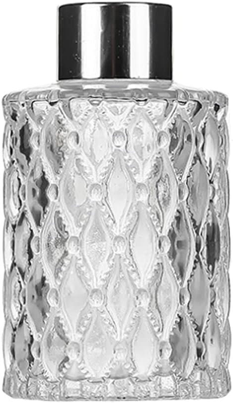 VASANA 150ML Glass Diffuser Jar Empty Container for Aromatherapy