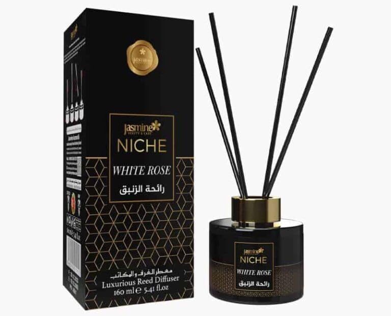 Luxury Reed Diffuser White Rose Scent for Home Aromatherapy