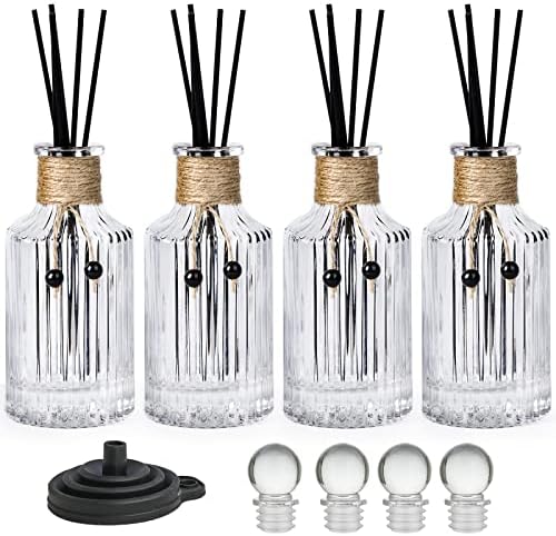 INFTYLE 8oz Reed Diffuser Bottle Set of 4
