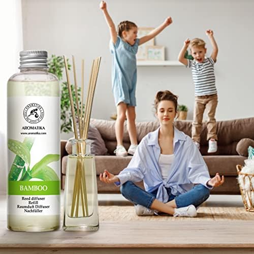 Bamboo Refill Reed Diffuser with Lemongrass Oil 68 Fl Oz